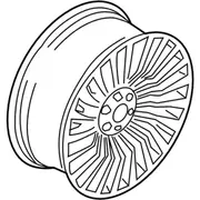 Wheel Rim 22 X 9.5 Style 4
