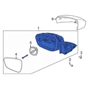 View Mirror - Right, Rear, Outer