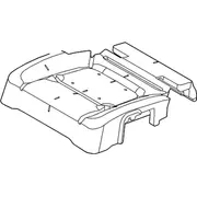 Seat Cushion Pad Foam - Right, Rear