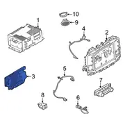 Gps Navigation Control Module Central Processing Unit