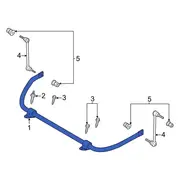 Suspension Stabilizer Bar Roll - Front