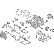 Hvac Unit Case Evaporator And Housing