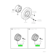WHEEL ASSY,DISC 1