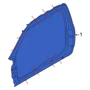 Uniside Door Frame - Right, Outer