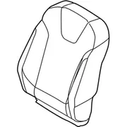 Seat Back Cushion Cover - Left, Front (S, SE)