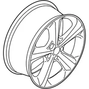 Wheel Rim 19 X 8.5 Sprk Painted Alumin, 8 Prem