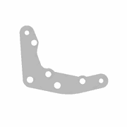 Exhaust Gas Cooler Support Bracket - OM460 EPA04