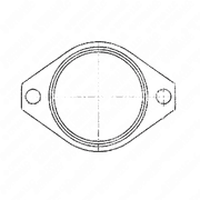 Gasket for EGR Upper Hot Pipe for S60 14L DDEC VI