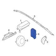 Curtain Air Bag Module - Right (Convertible)