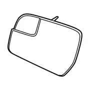 Door Mirror Glass Rear View - Right, Back, Outer