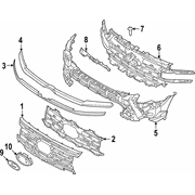 Grille Molding Insert - Front
