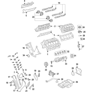 Gasket Cylinder Head HE Top End Engine <br>Engine - Right 5.2L