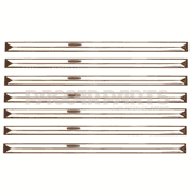 GRILLE BARS-PETERBILT 34"