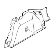 Trunk Trim Panel Load Compartment - Right