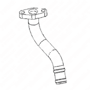 Upper Turbo Oil Tube Assembly for S60 14L DDEC VI