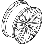 Wheel Rim 20 X 8.5 Alum Type 1