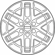 Wheel Rim 17 X 8.5 Cast