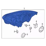 Composite Headlight - Left, Front