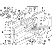 Door Interior Trim Panel - Front