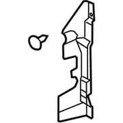 Radiator Support Air Deflector - Left (Low)