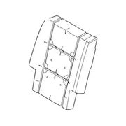 Seat Back Cushion Pad - Right, Rear