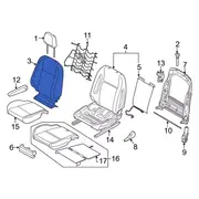 Seat Back Cushion Cover (Crew Van)