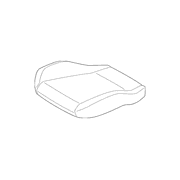 Seat Cover Cushion - Left, Front (Convertible)