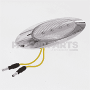 Kenworth® Marker Lamp Bullet Connector Kit, Bezel, Amber, Clear, Plywood, M1