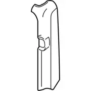 Body D-Pillar - Left, Rear, Outer