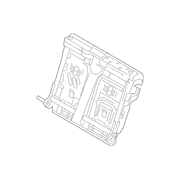 Seat Back Retaining Frame - Left, Rear
