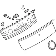 Deck Lid Finish Panel Emblem (Convertible, Coupe)