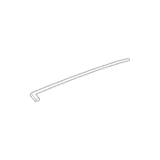 Sunroof Guide Rail Seal - Left, Back