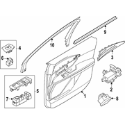 Panel Door Trim - Right, Front