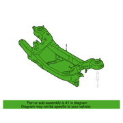 Suspension Subframe Crossmember - Rear
