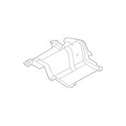 FWD Shield Heat <br>Floor Pan Deflector Filler Floor Insulator Muffler Pipe Side - 2.0L