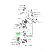 BRACKET,EGR COOLER 1