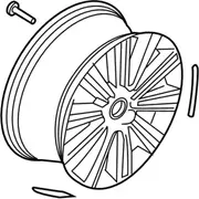 Wheel Rim 20 X 8 Cast