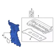 Engine Timing Cover Cylinder - Front 2.5L