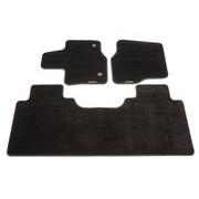 F-150 2021-2025 Kit - Floor Contour Mat, Black, 3-Piece Set, 60 oz. Carpet, Super Cab & SuperCrew