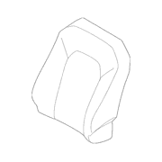 Seat Back Cushion Cover - Left, Front (Phantom/Raptor)