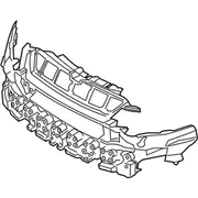 Bumper Impact Absorber Bracket - Front