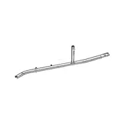 Frame Side Member Reinforcement Brace - Right, Rear, Center (Convertible)