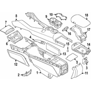 Console Panel Gallery <br>Panel used for the Closure Extension Side trim - Right, Front