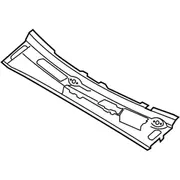 Top Cowl Panel Grille - Outer