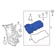 Engine Valve Cover Cylinder Head - Left 3.5L