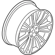 Wheel Rim 20 X 8.5 Polished