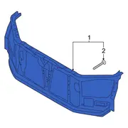 Radiator Support Panel Bracket - Front