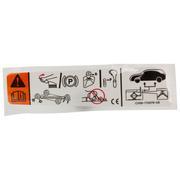 Engine Decal Jack Operation Sticker