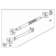 Drive Shaft Prop - Rear 5.0L