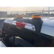 F-150 2024 LED Warning Strobes by SoundOff Signal, Amber and White, Black Onyx Interior